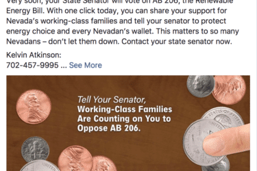 A Secure Nevada's Future Facebook against AB206