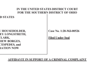 Householder, FirstEnergy criminal complaint